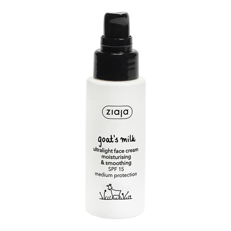 Goat's Milk Ultralight Face Cream Moisturizing & Smoothing SPF15