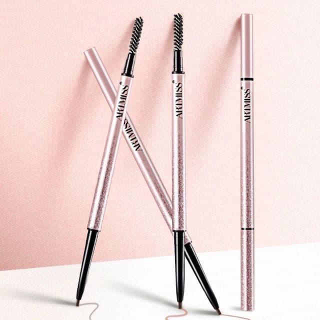 Slim Dual-Ended Eyebrow Pencil, SMB01# Gray Brown