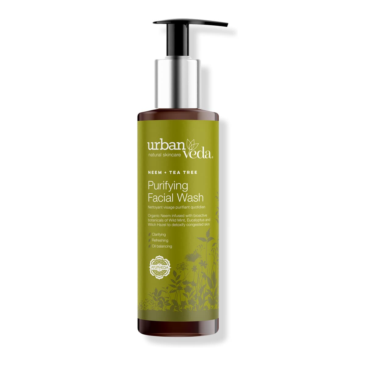 Organic Neem and Tea Tree Purifying Face Wash