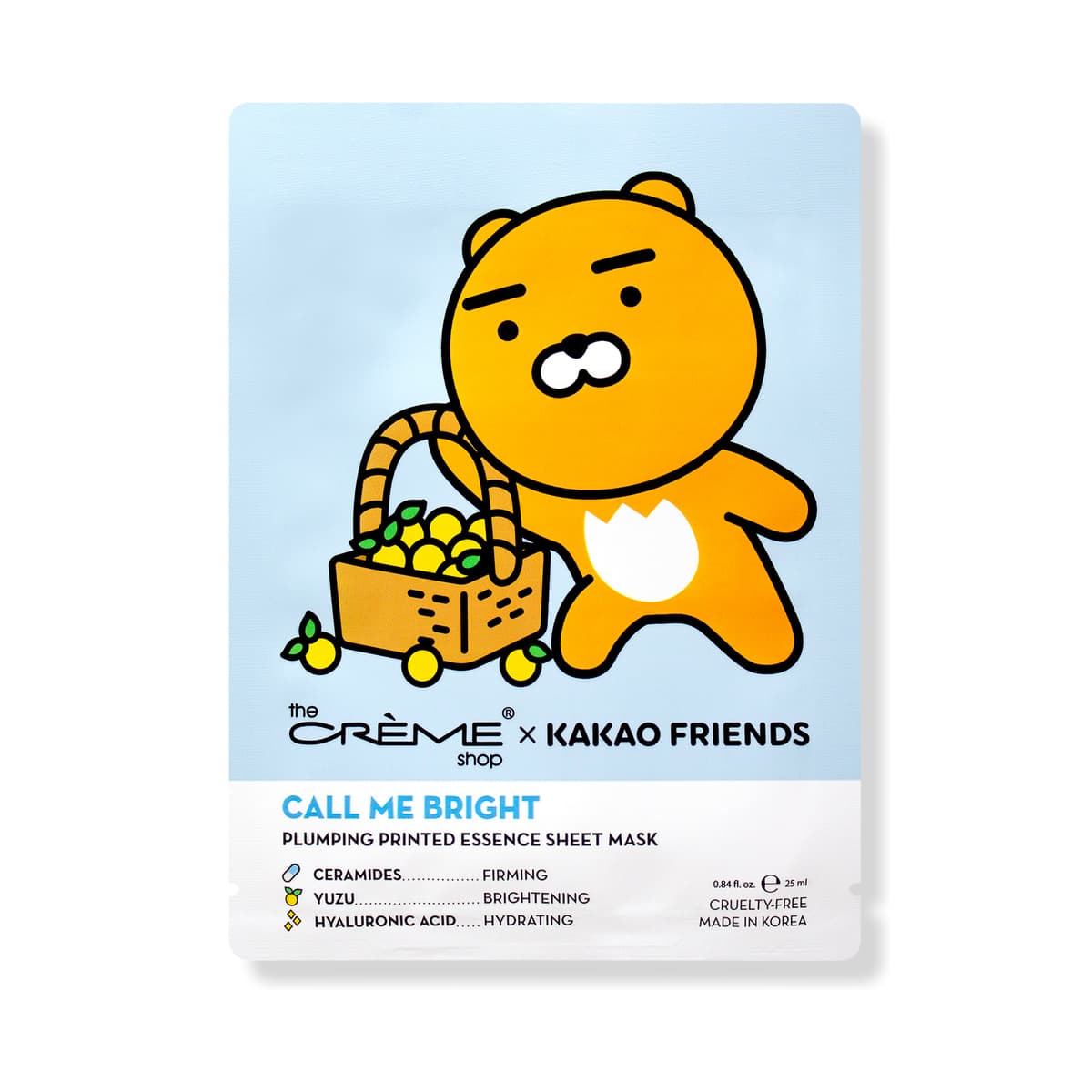 Ryan Call Me Bright Printed Essence Sheet Mask