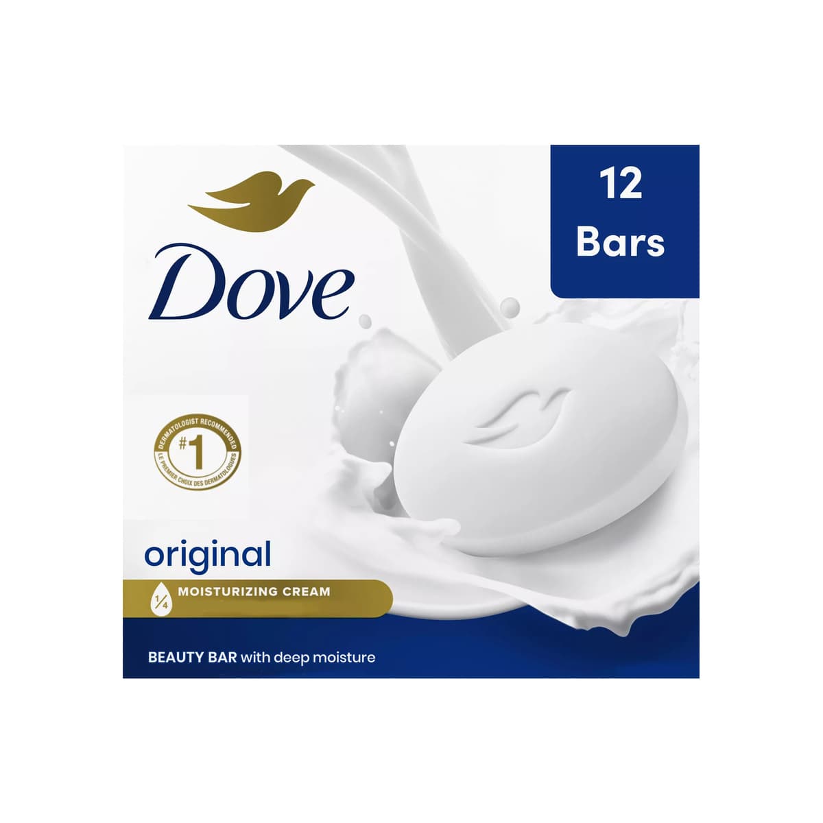 White Moisturizing Beauty Bar Soap