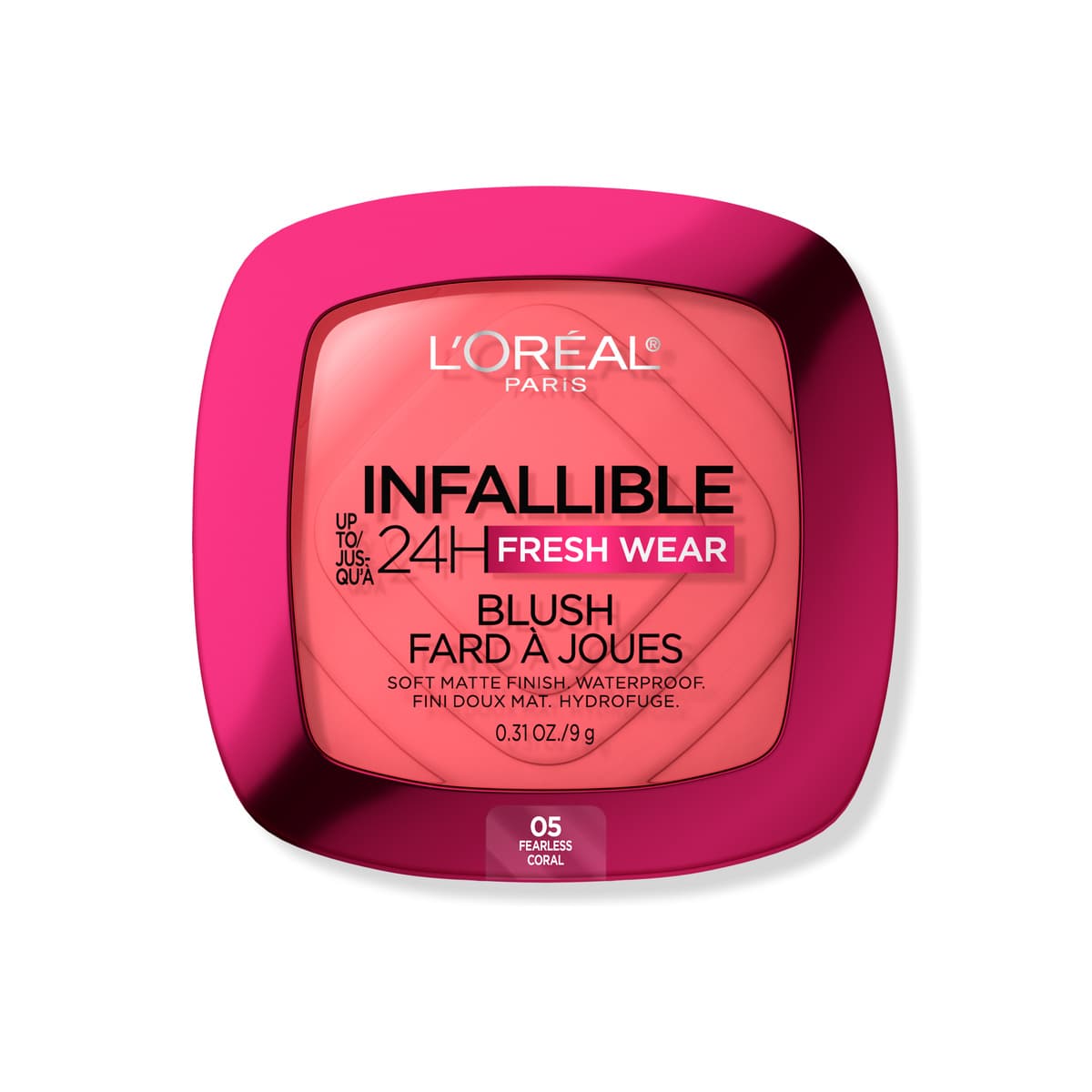 Infallible 24H Fresh Wear Soft Matte Blush, #05 Fearless Coral