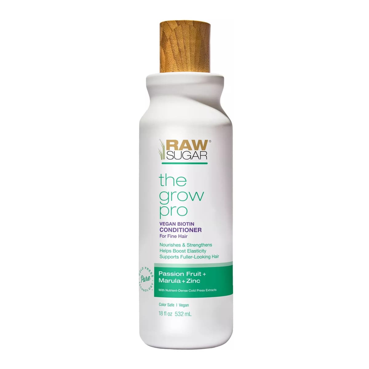 Grow Pro Vegan Biotin Conditioner Infused with Passion Fruit + Zinc + Marula