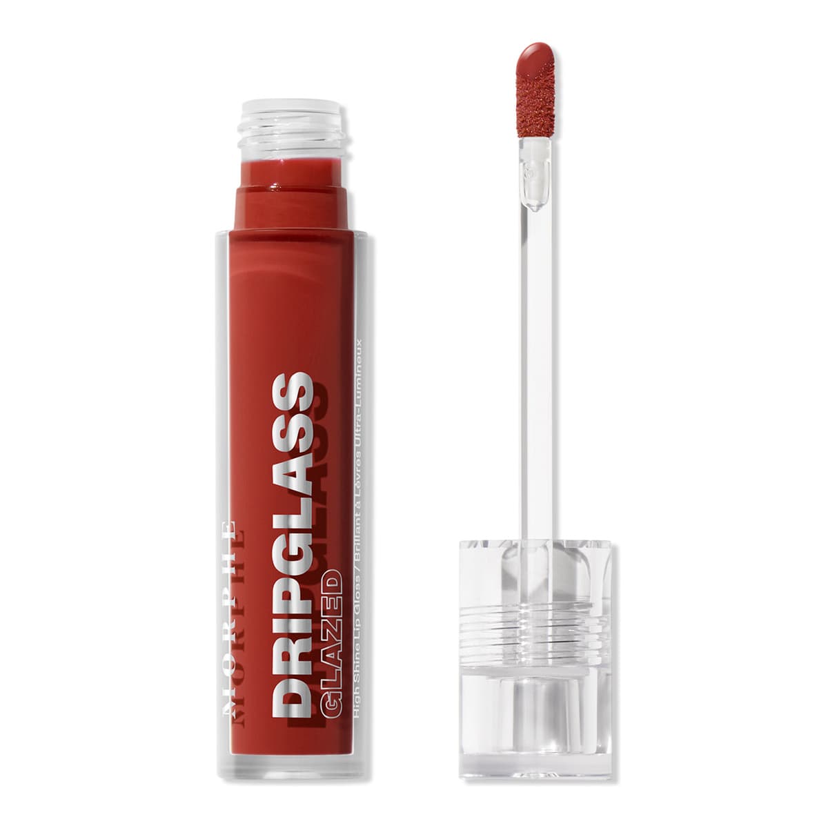 Dripglass Glazed High Shine Lip Gloss, Unbreakable Brick