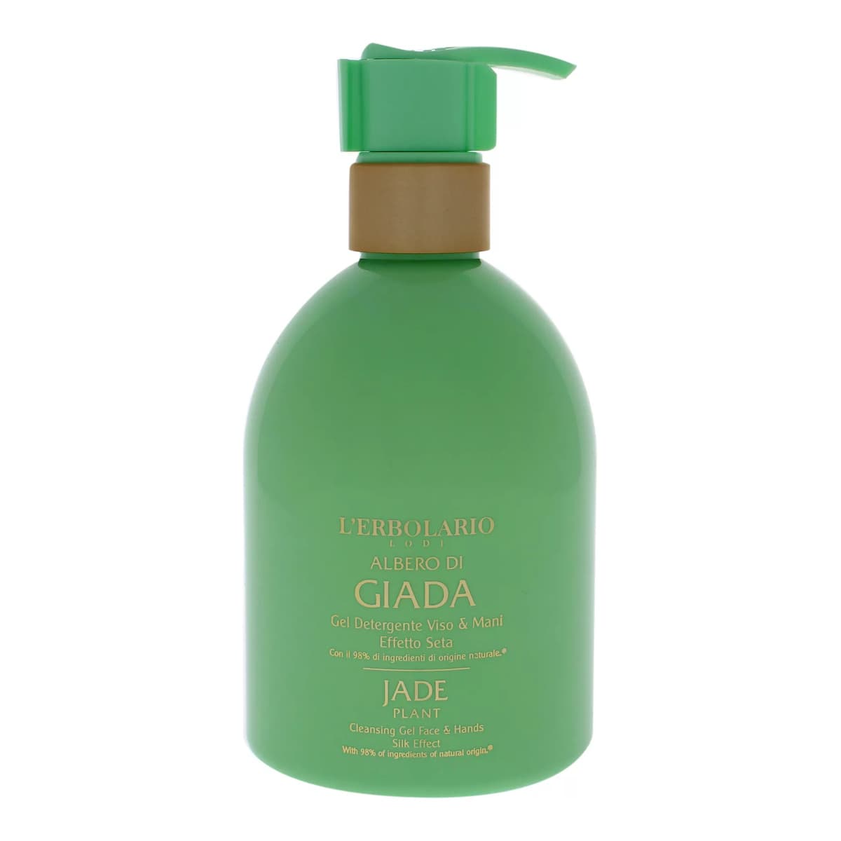 L'Erbolario Jade Plant Cleansing Gel Face and Hands Silk Effect - Face Cleanser