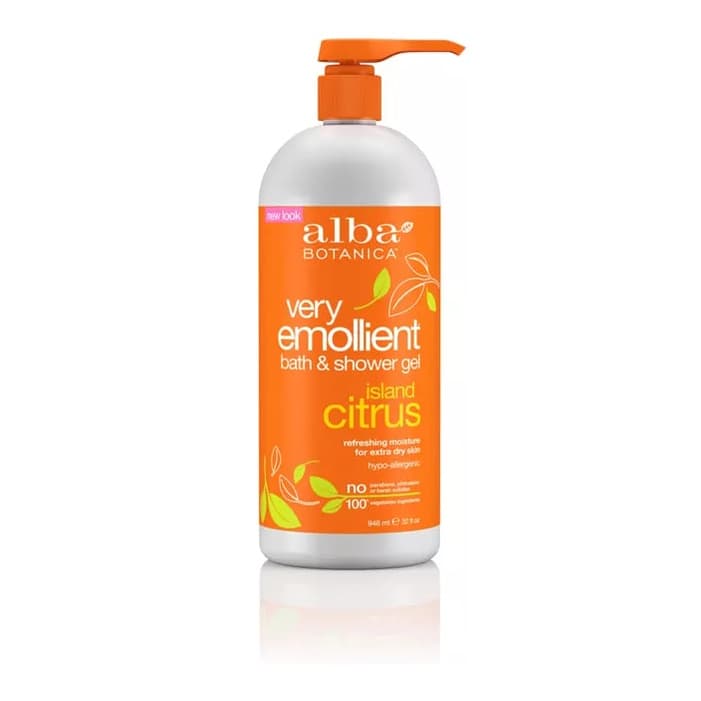 Very Emollient Bath and Shower Gel - Island Citrus 32 Gel.