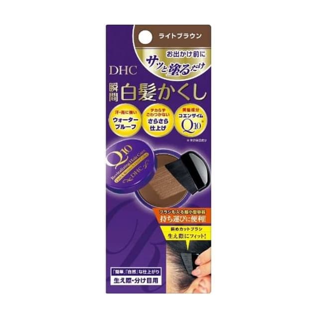 Q10 Revitalizing Hair Care Quick Retouch Hair Color SS, Light Brown