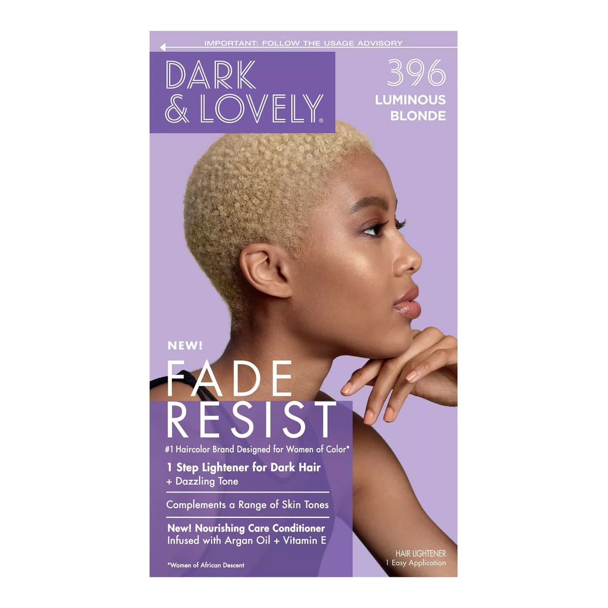 Fade Resist Permanent Hair Color, #396 Luminous Blonde