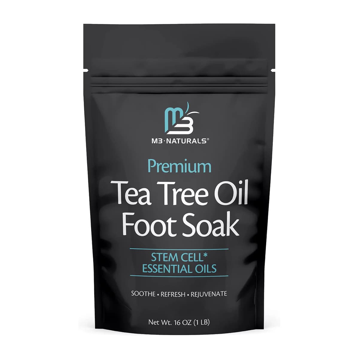 Tea Tree Oil Foot Soak, M3 Naturals, Stem Cell & Coconut Oil