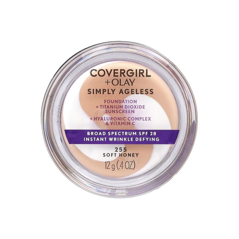 Olay Simply Ageless, Foundation, SPF 28, #255 Soft Honey