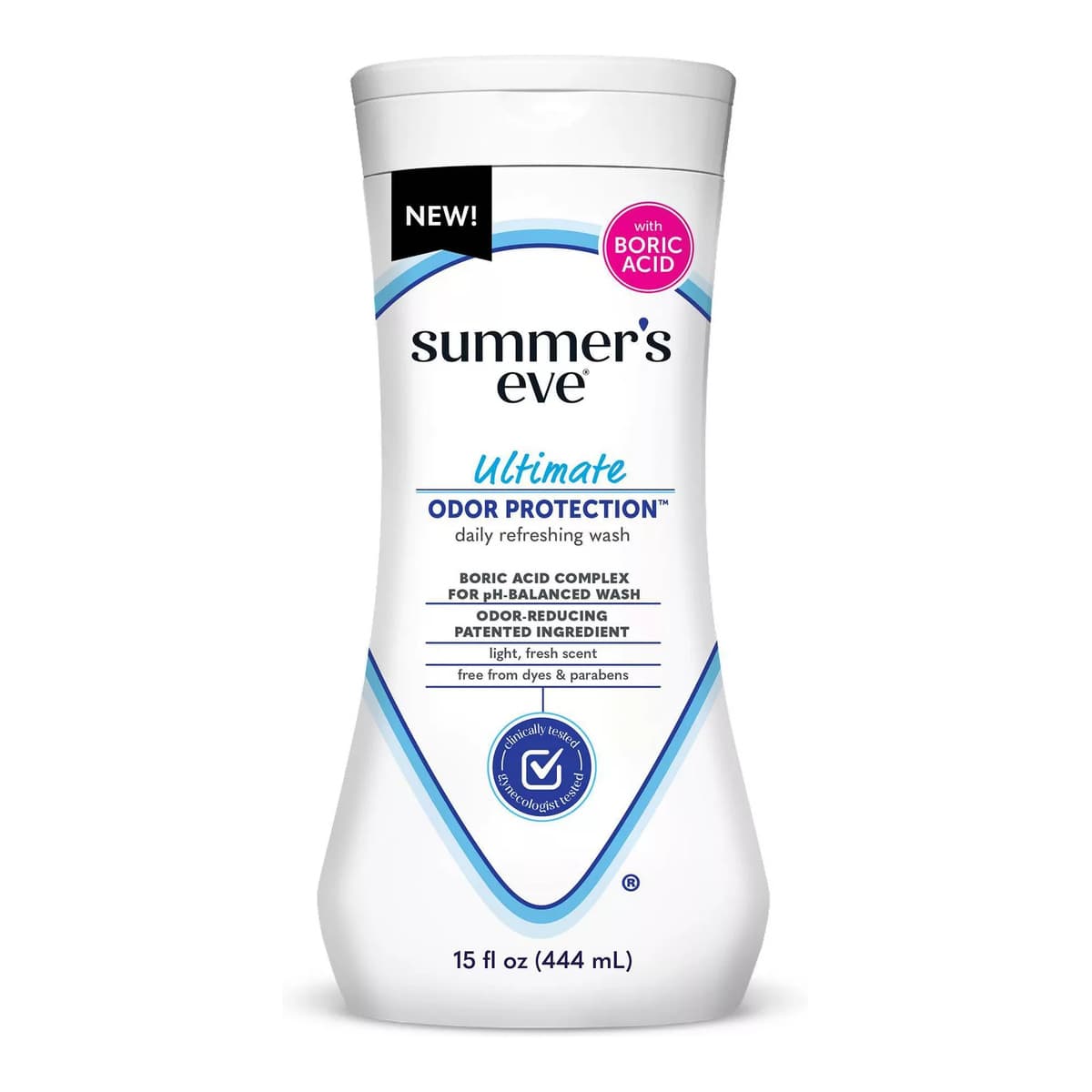 Feminine Odor Relief with Boric Acid Wash