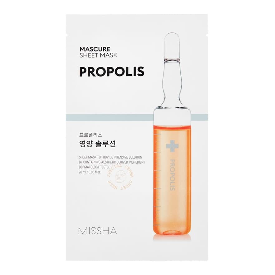 Mascure Nutrition Solution Sheet Mask Propolis