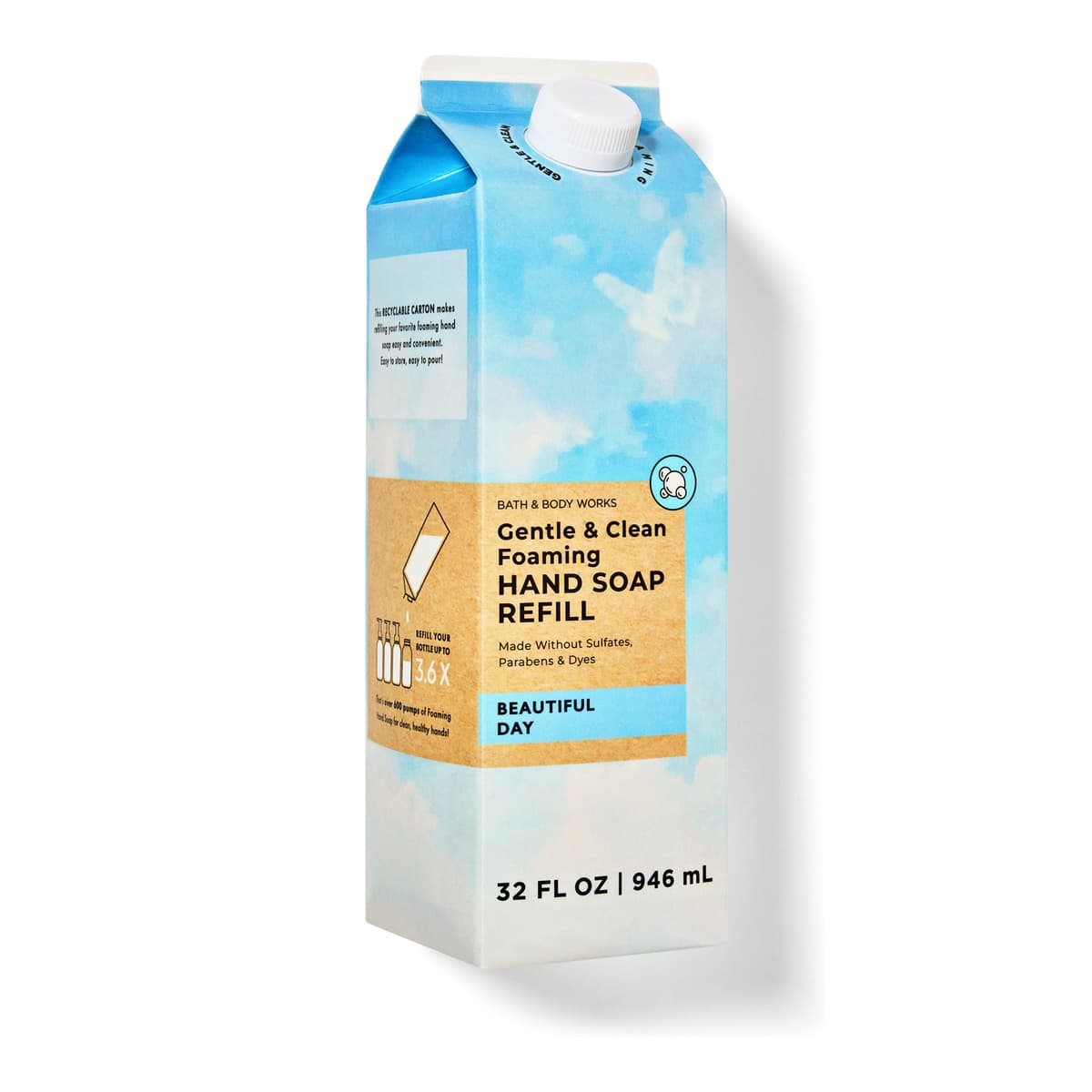 Beautiful Day, Gentle & Clean Foaming Refill