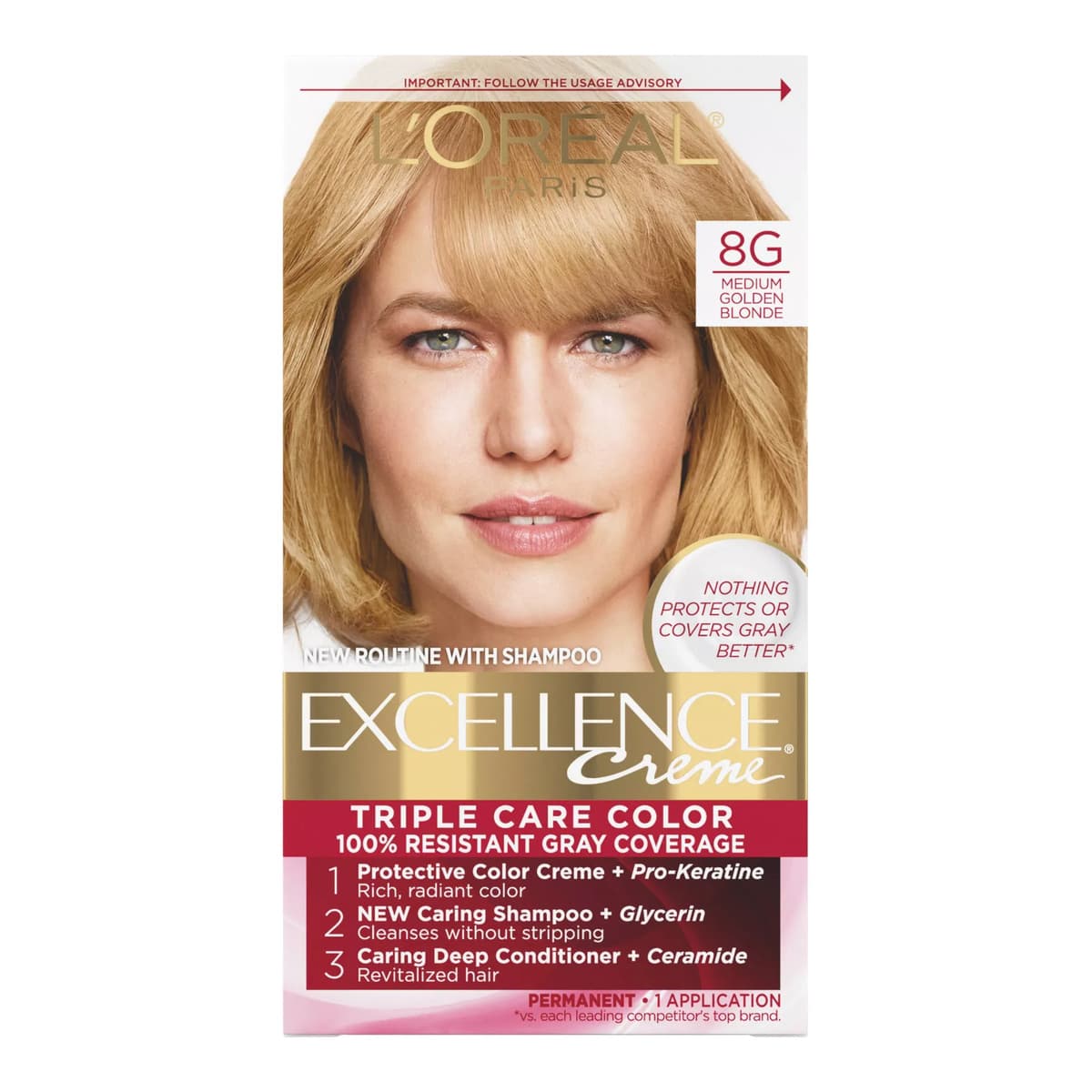 Excellence Triple Protection Permanent Hair Color - - Golden Blonde