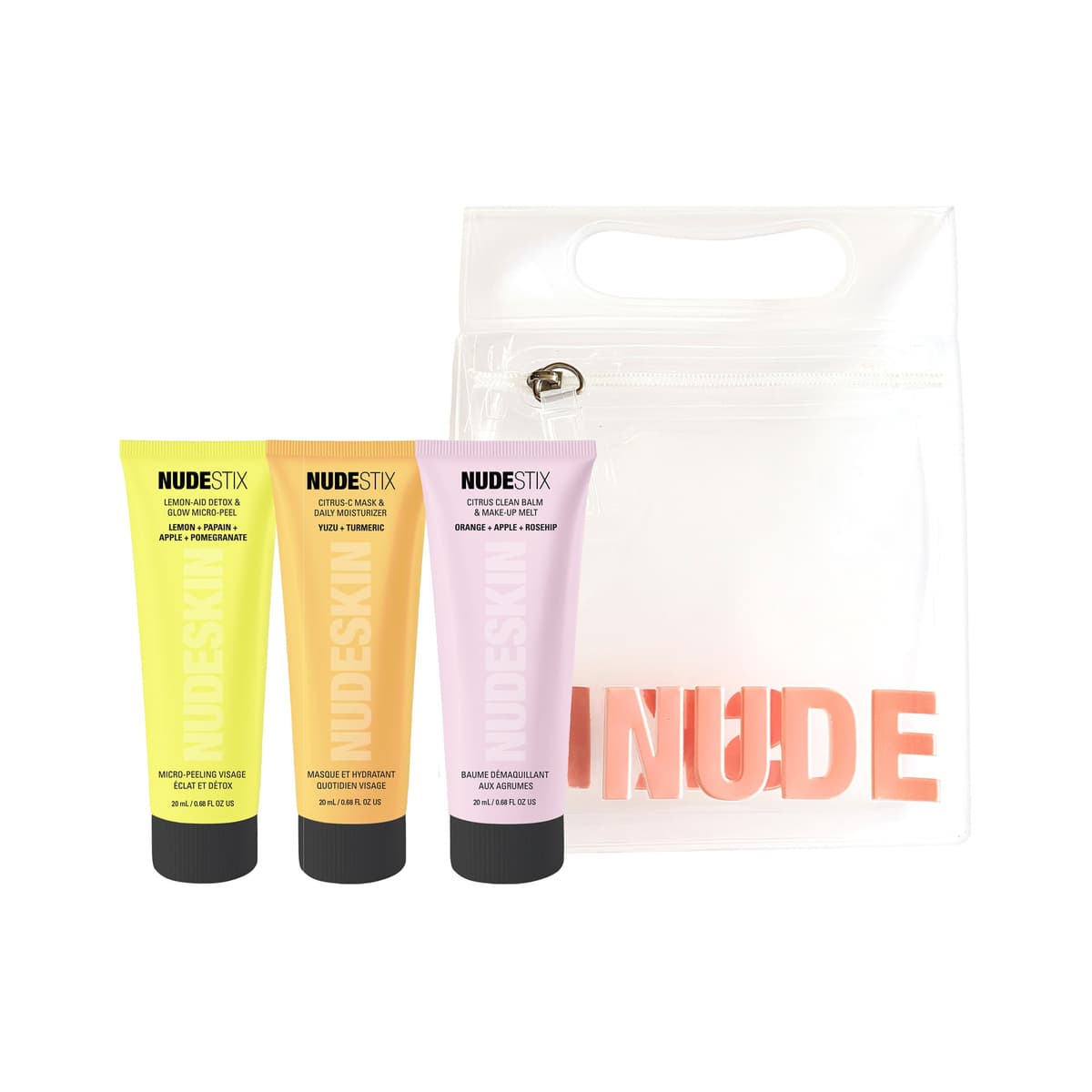 NUDESKIN 3-Step: Citrus Renew Set For Makeup