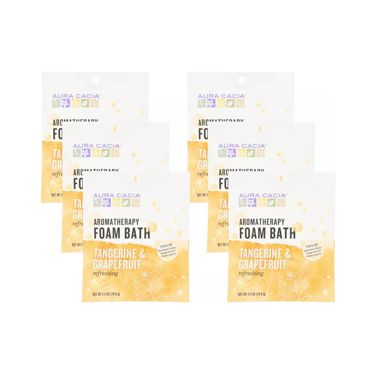 Tangerine and Grapefruit Refreshing Aromatherapy Foam Bath