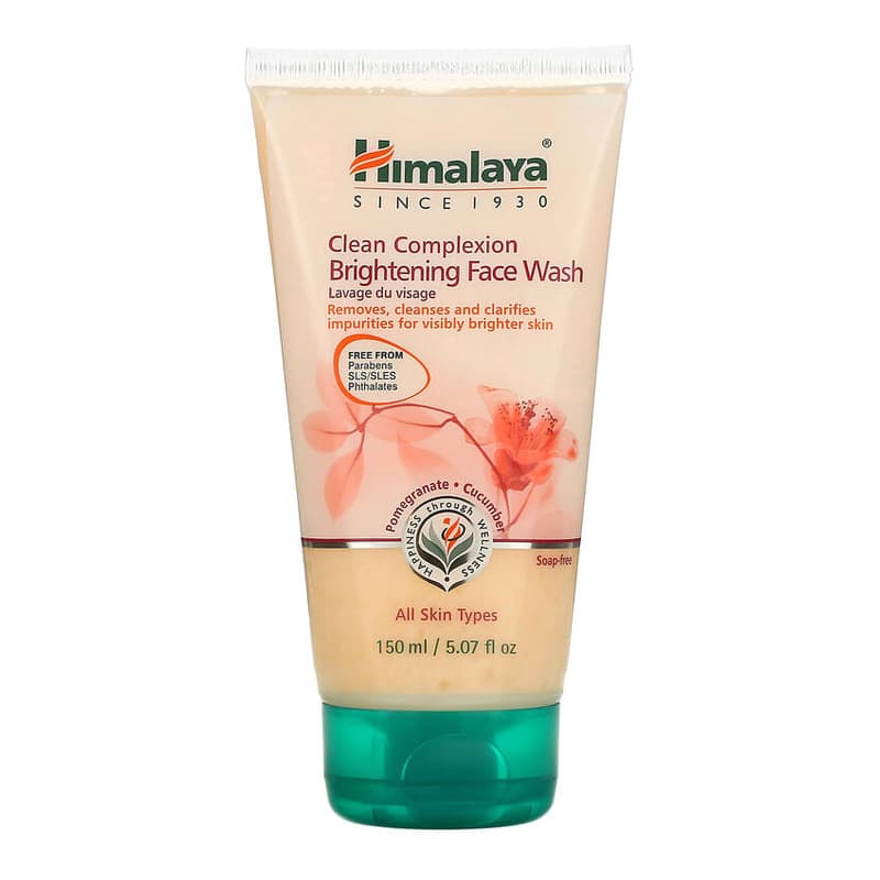 Clean Complexion Brightening Face Wash, All Skin Types, Pomegranate Cucumber