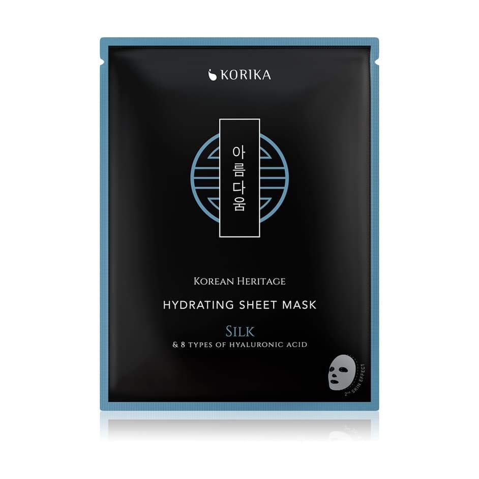 Korean Heritage Silk & 8 Types of Hyaluronic Acid Hydrating Sheet Mask