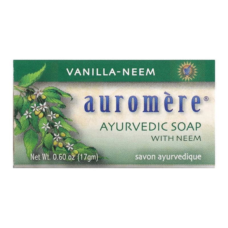 Ayurvedic Bar Soap with Neem, Vanilla-Neem