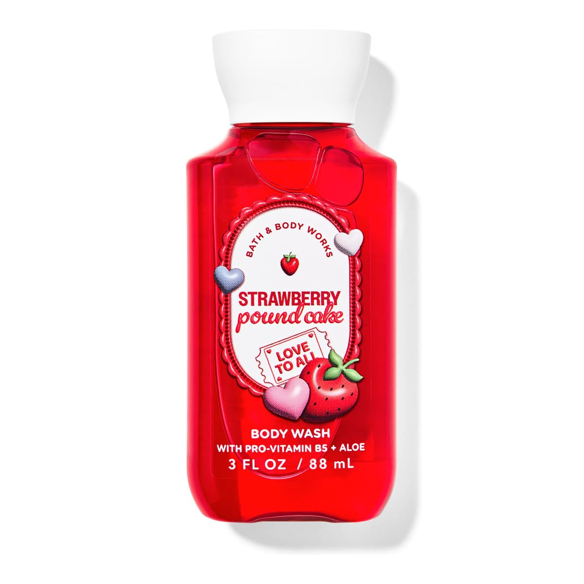 Strawberry Pound Cake, Travel Size Body Wash