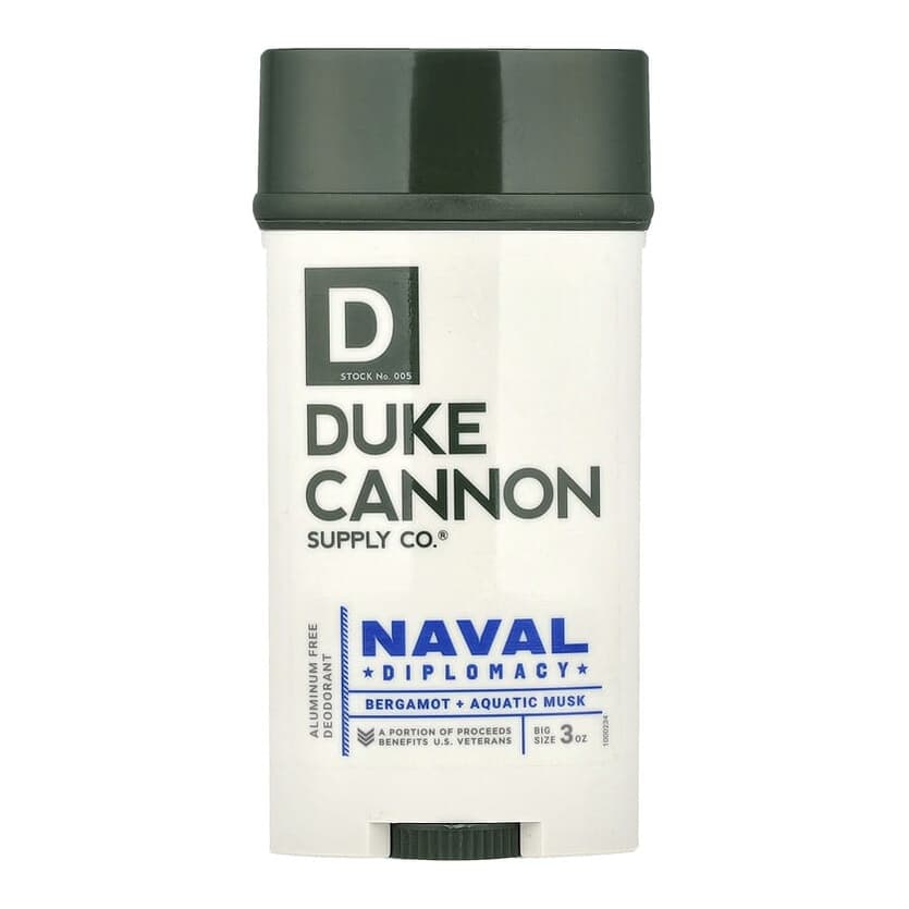 Aluminum Free Deodorant, Naval Diplomacy, Bergamot + Aquatic Musk