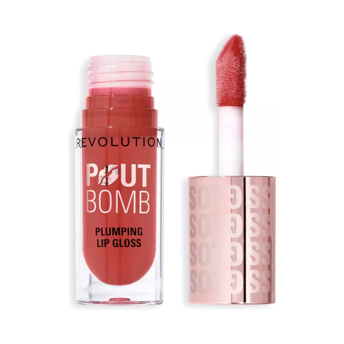 Pout Bomb Plumping Gloss, melba warm peach