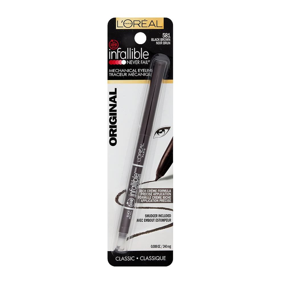 Never Fail Eyeliner, Black Brown 581