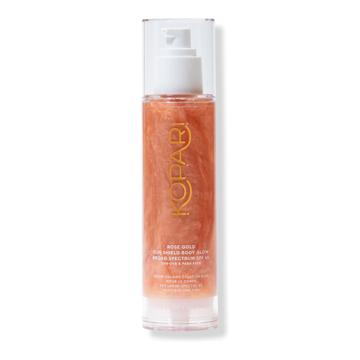 Rose Gold Sun Shield Body Glow Gel SPF 45