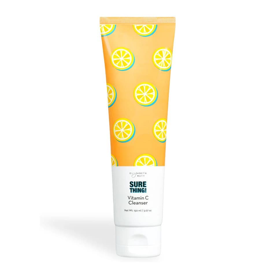 Sure Thing Vitamin C Gel Cleanser – Foaming Face Wash for All Skin Types, Cleans & Moisturizes, Vegan & Cruelty-Free