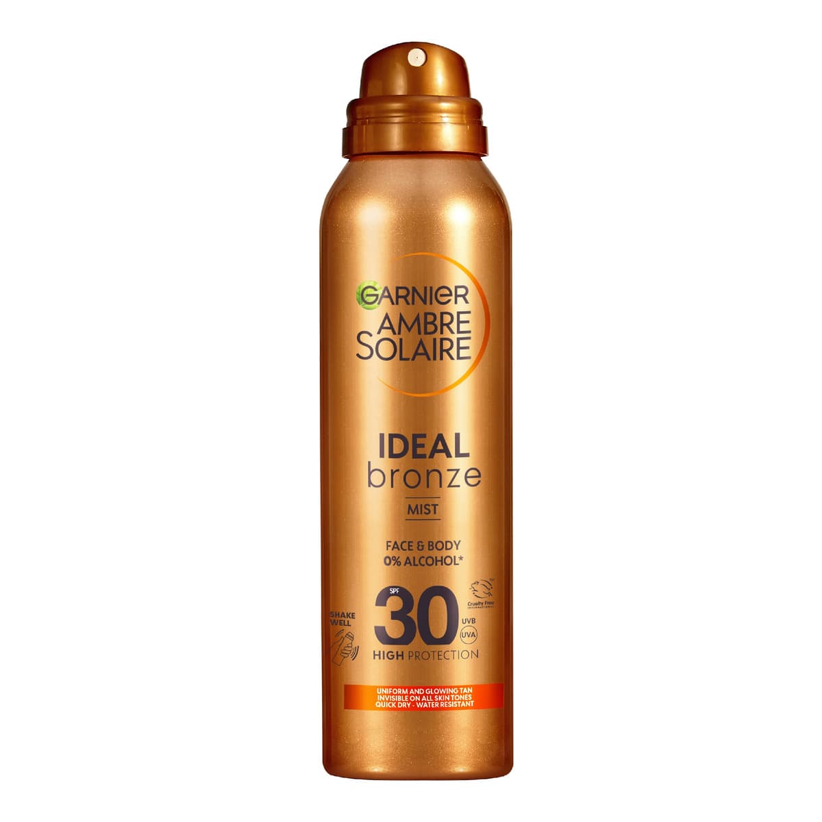 Ambre Solaire Ideal Bronze Tanning Mist for Face and Body SPF 30