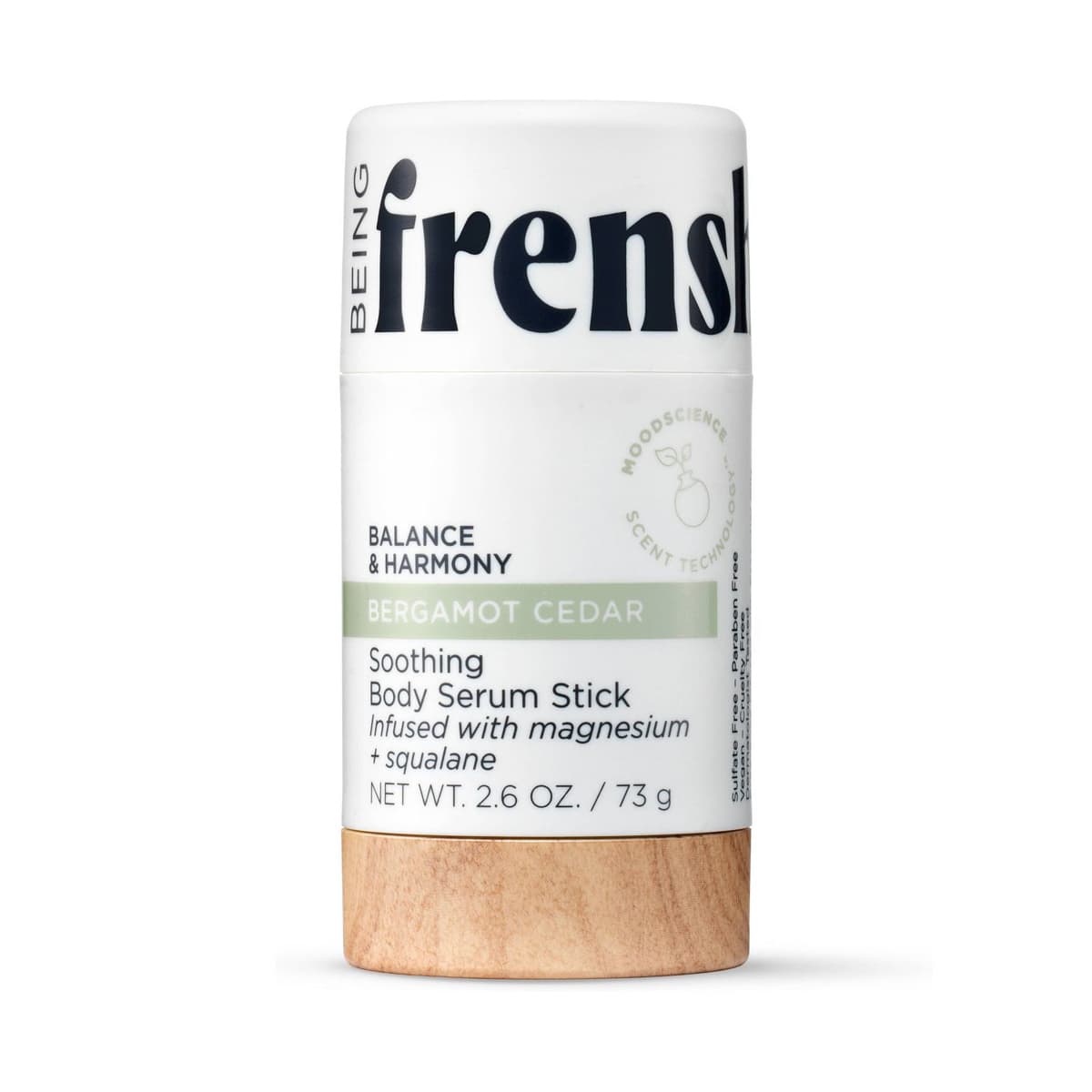 Soothing and Hydrating Body Serum Stick with Magnesium - Bergamot Cedar