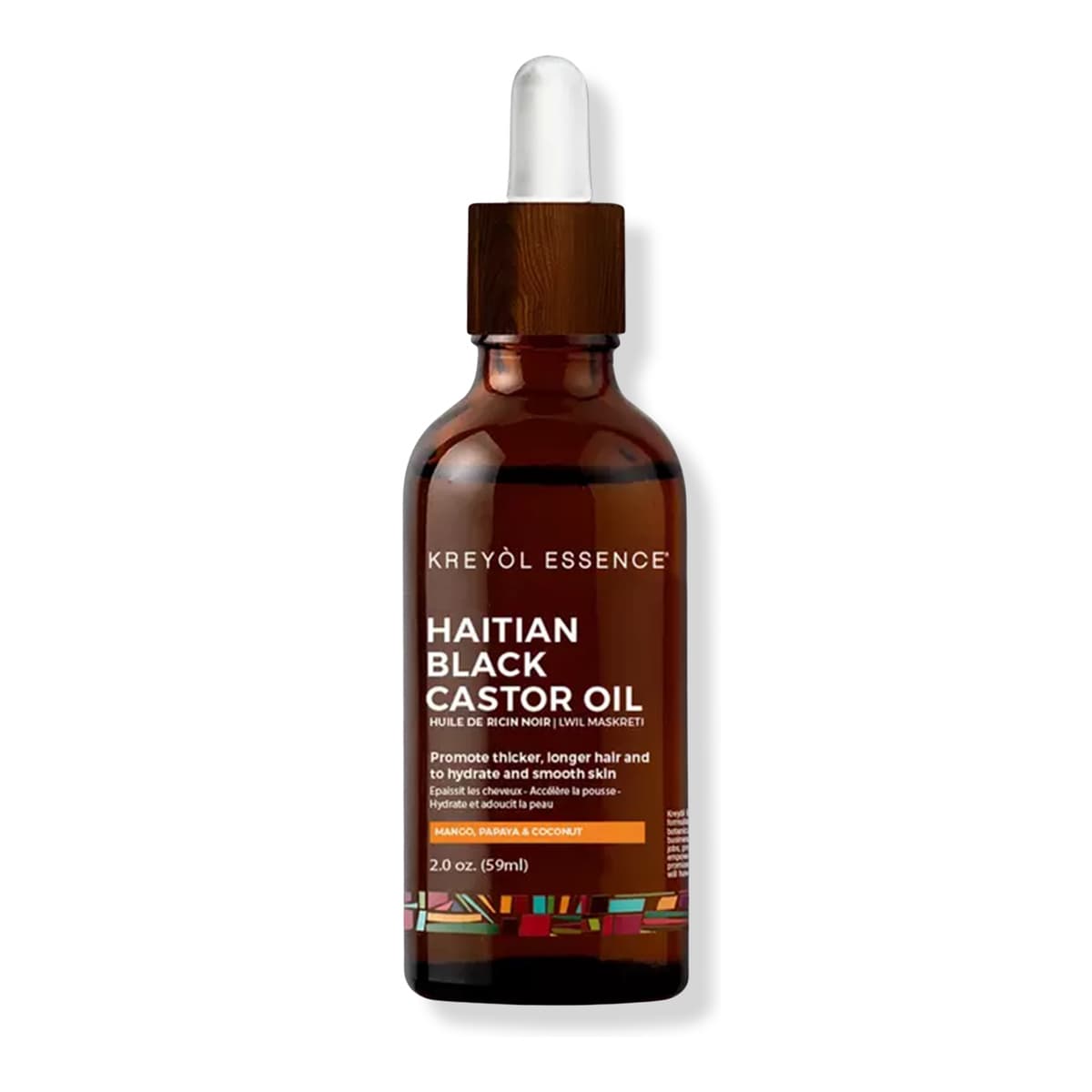 Haitian Black Castor Oil - Mango, Papaya & Coconut
