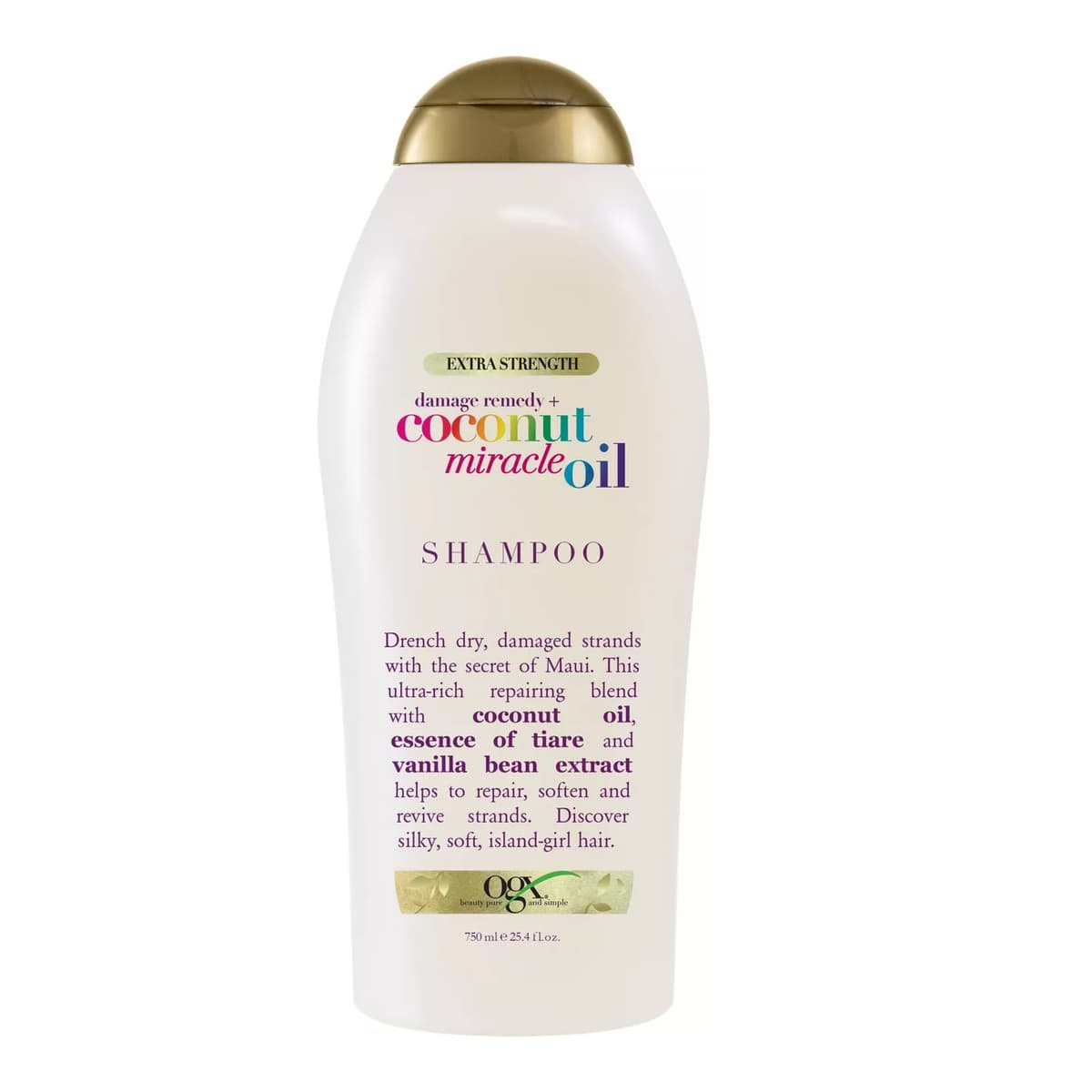 Extra Strength Damage Remedy + Coconut Miracle Oil Shampoo for Dry, Frizzy or Coarse Hair