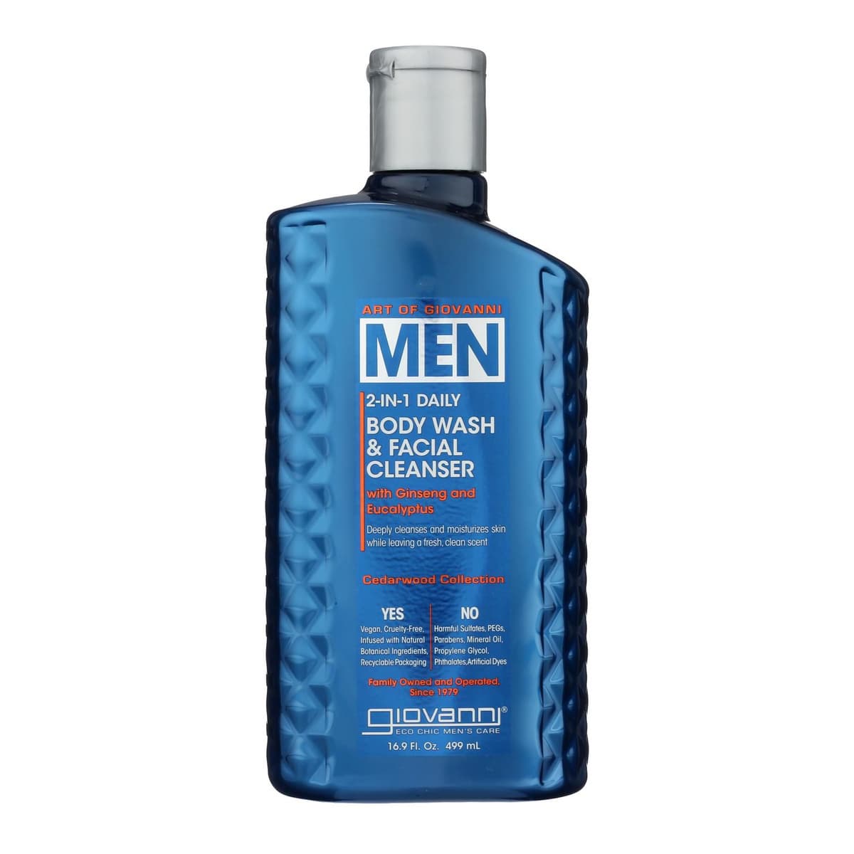 Men's 2-in-1 Body Wash and Facial Cleanser