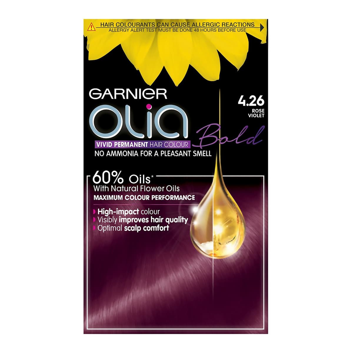 Olia Permanent Hair Dye - 4.26 Rose Violet