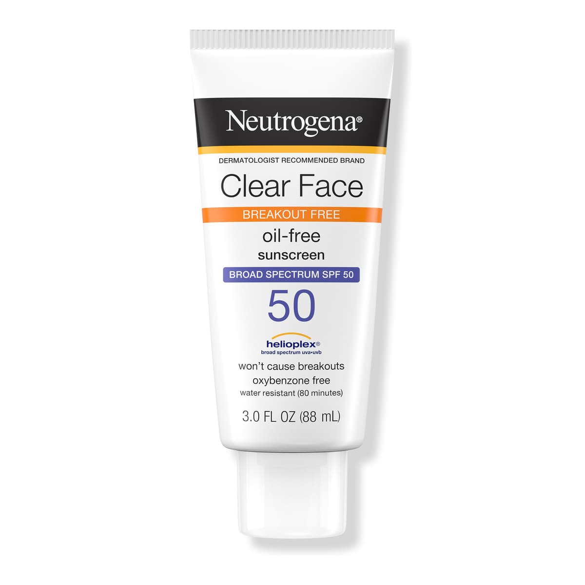 Clear Face Oil-Free Sunscreen SPF 50