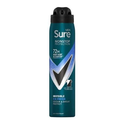 Men Nonstop Protection Anti-Perspirant Aerosol Invisible Ice Fresh