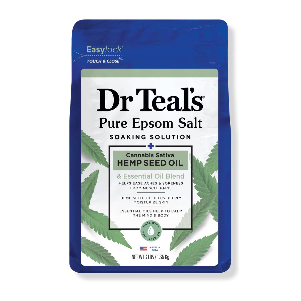 Cannabis Sativa Hemp Seed Oil Pure Epsom Salt