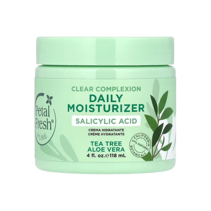 Pure, Clear Complexion Daily Moisturizer, Tea Tree, Aloe Vera