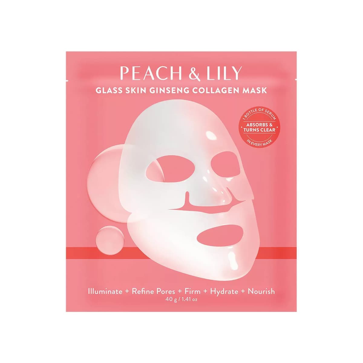 Glass Skin Ginseng Collagen Mask Single