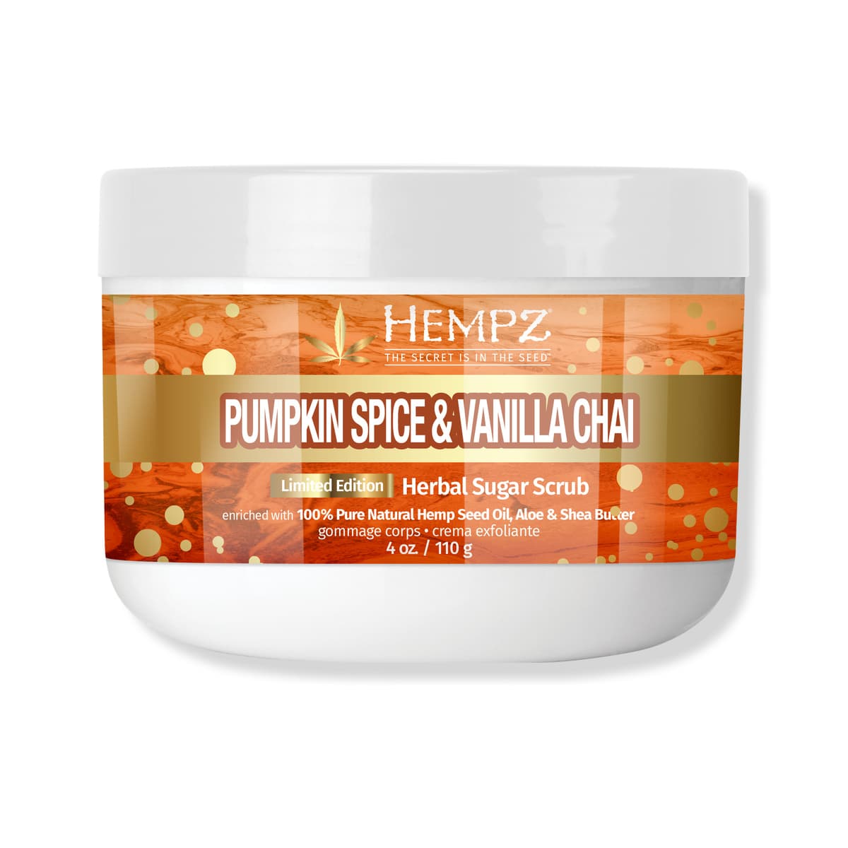 Limited Edition Pumpkin Spice & Vanilla Chai Herbal Body Scrub