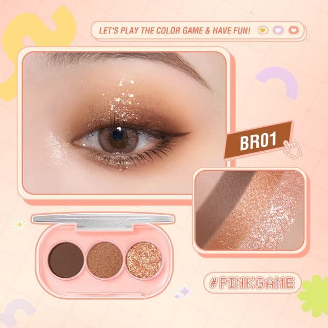 3 Pan Eyeshadow, #BR01