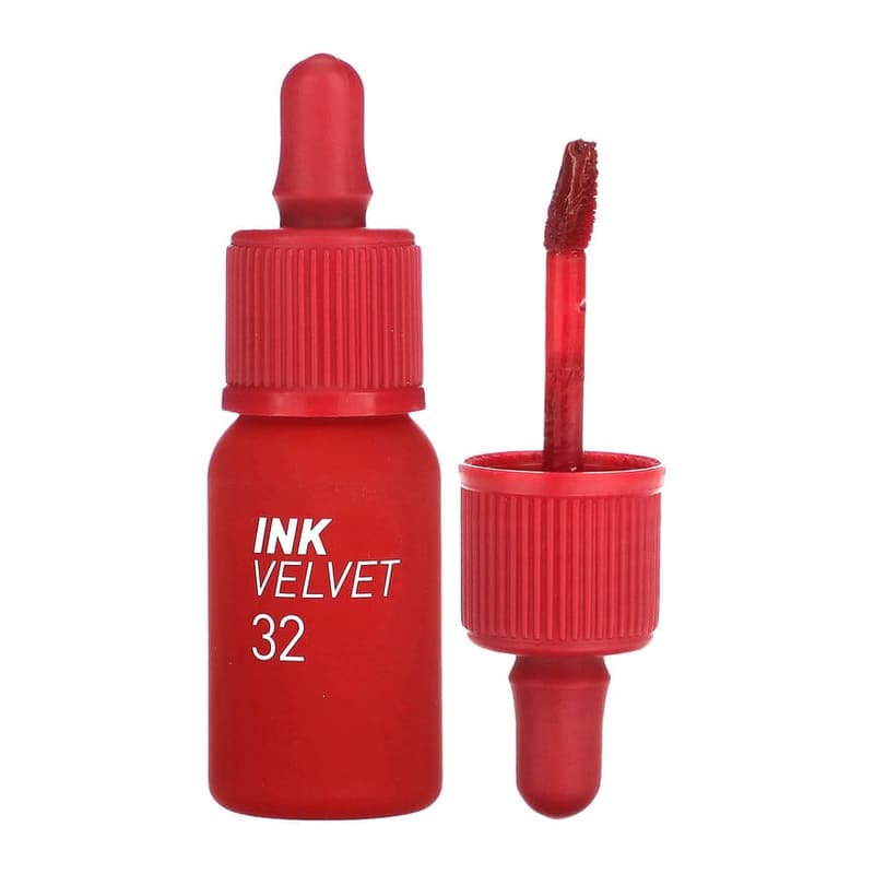Ink Velvet Lip Tint, #32 Fuchsia Red