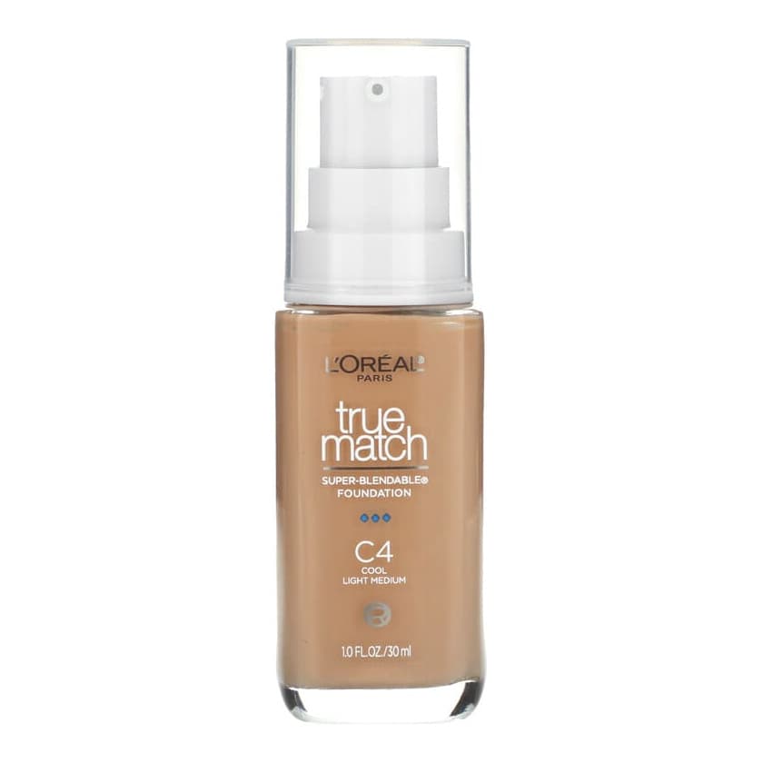 True Match, Super-Blendable Foundation, C4 Cool Light Medium