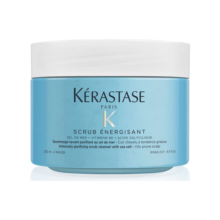Kérastase Fusio Scrub, Cleansing Treatment, For Oil-prone Hair and Scalp, With Sea Salt Minerals and Salicylic Acid