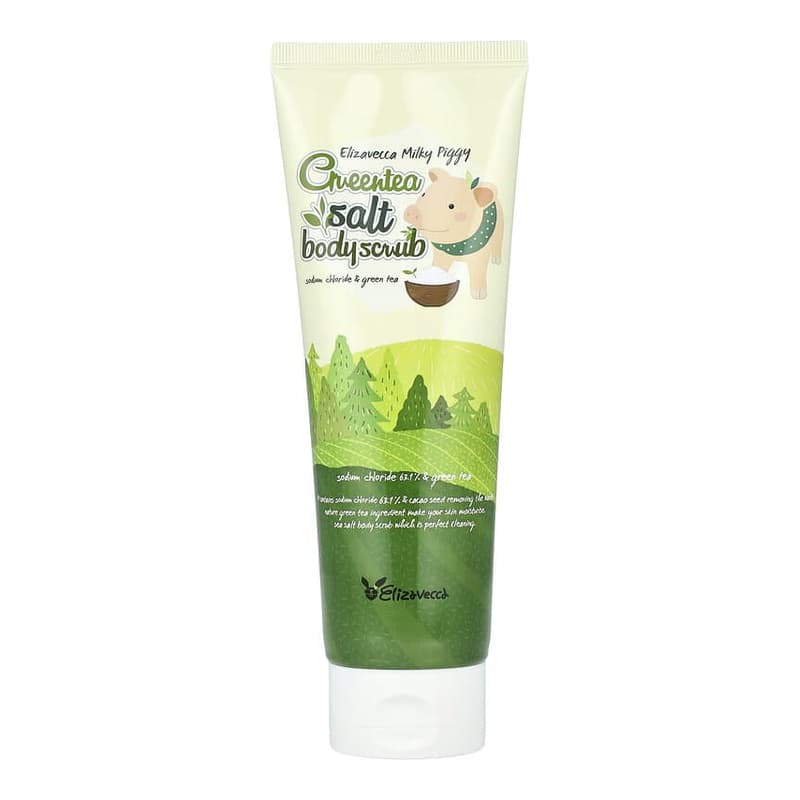 Green Tea Salt Body Scrub