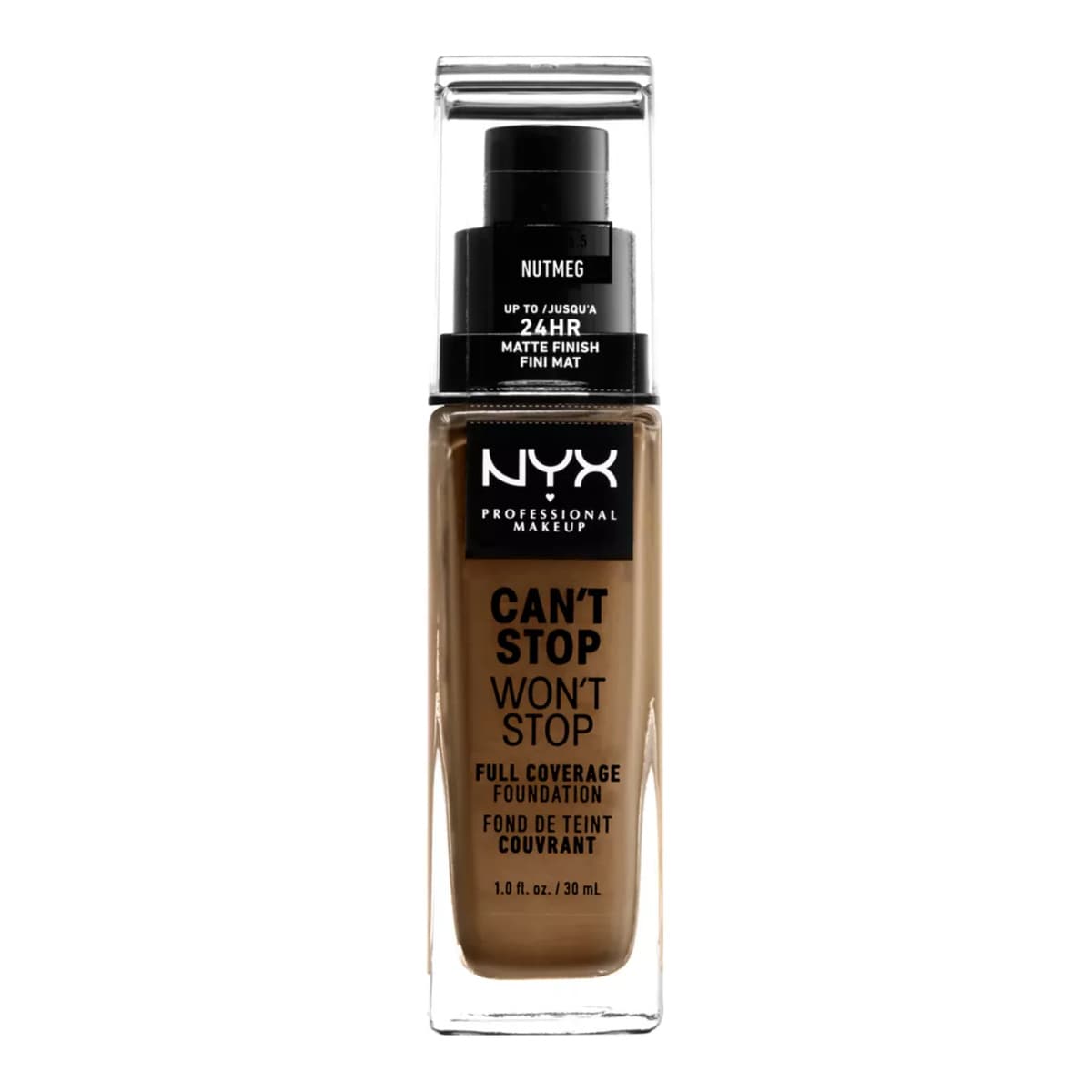 Can't Stop Won't Stop Full Coverage Foundation, NUTMEG