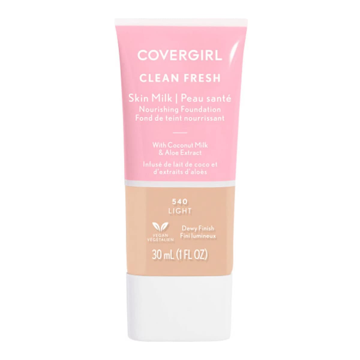Clean Fresh Skin Milk Foundation Dewy Finish, #540 Light