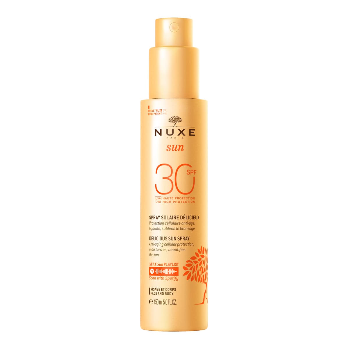 Delicious Sun Spray High Protection SPF30 Face and Body, Nuxe Sun