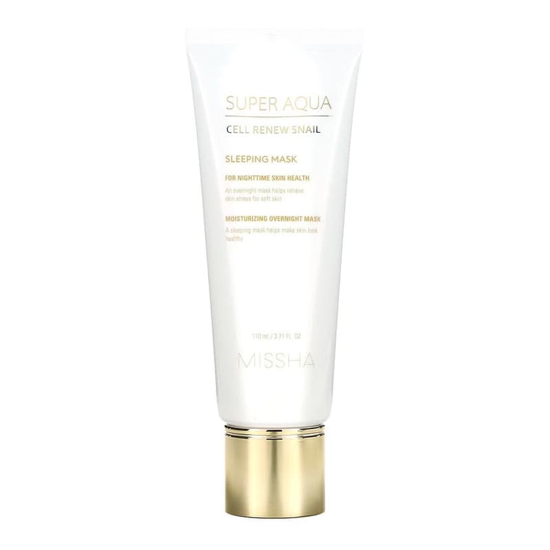 Super Aqua, Cell Renew Snail, Sleeping Beauty Mask
